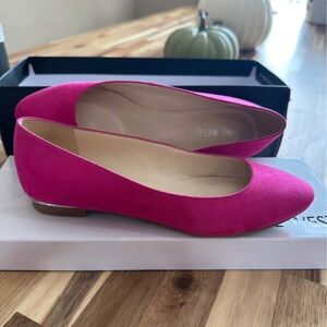 Nine West Fuchsia Suede Flats